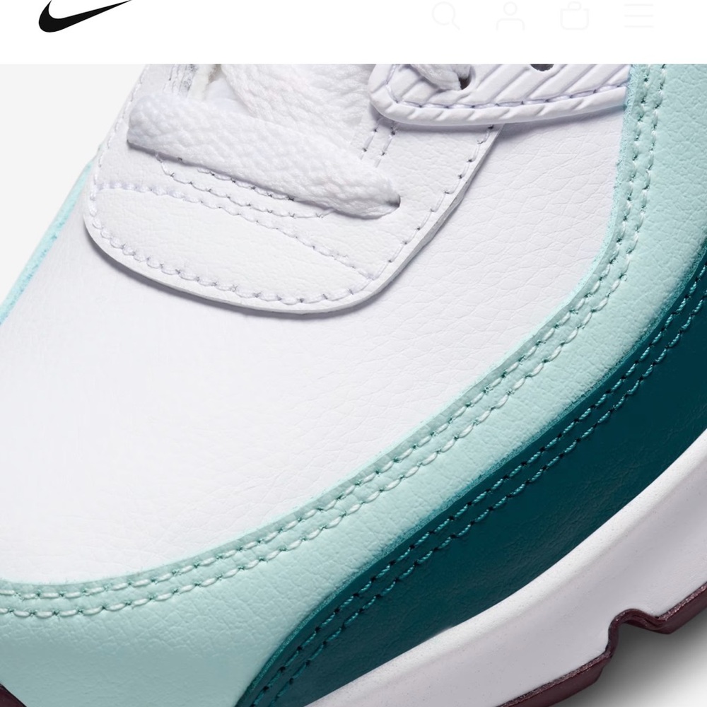 Youth Mint & Teal Athletic Sneakers - White Accent - Picture 3 of 7